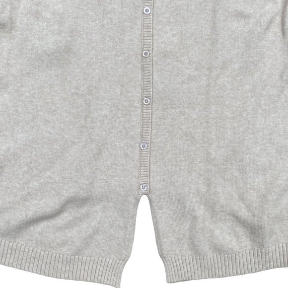 Parkhurst Embroidered Polka Dot Artsy Knit Sweater Button Back Art Deco Fall -M - Picture 10 of 13